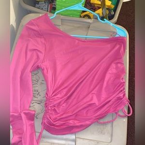 Hot pink top